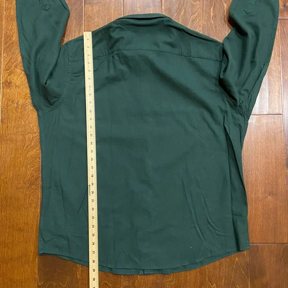 UNTUCKit Casual Sherwood Hunter Green L/S Button Up Shirt NWT Men's Size XXL - Picture 8 of 8